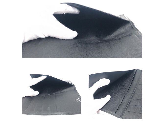 Louis Vuitton Epi Leather Long Wallet Black - view 5