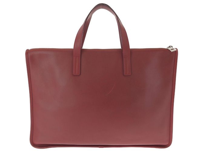 Valigetta in pelle rossa Loewe Rosso - vista 2