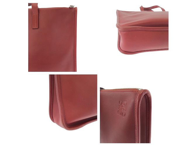 Valigetta in pelle rossa Loewe Rosso - vista 6