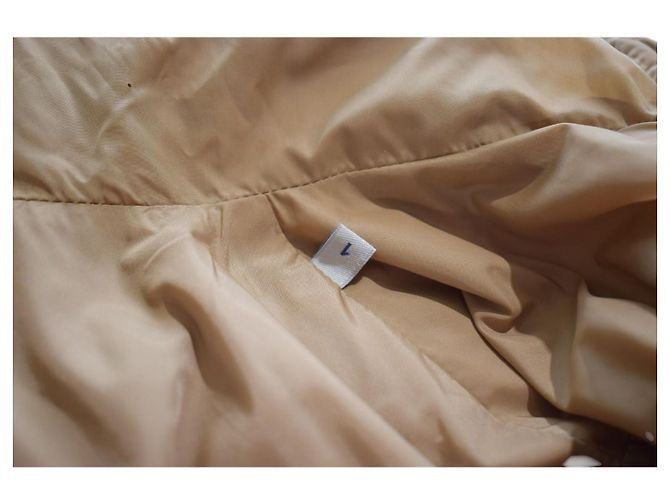 Moncler Amaran Giacca a Vento con Cappuccio in Nylon - Beige - vista 6