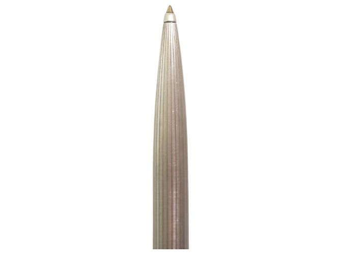 Montblanc Meisterstück Solitaire Sterlingsilber 925 Kugelschreiber Golden Silber Hardware - Ansicht 6