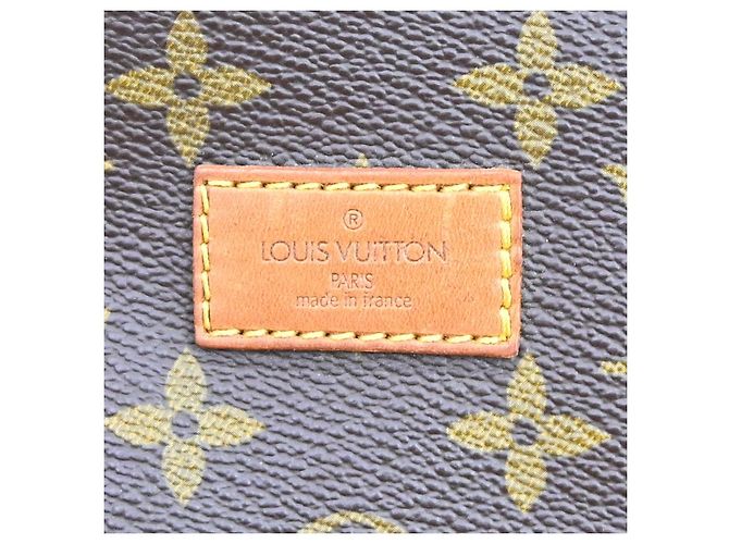 Louis Vuitton Saumur Monogram Canvas 35 Marrone - vista 4