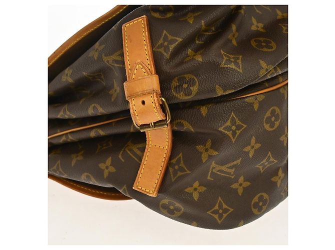 Louis Vuitton Saumur Monogram Canvas 35 Marrone - vista 6