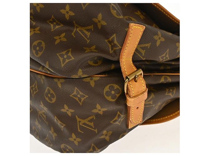 Louis Vuitton Saumur Monogram Canvas 35 Marrone - vista 7