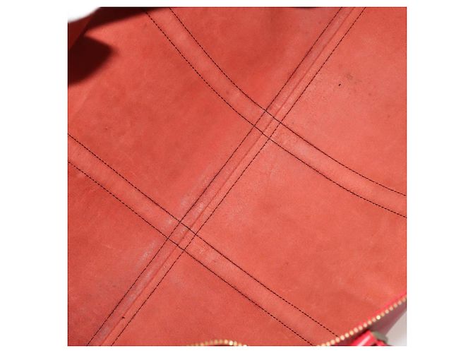 Louis Vuitton Keepall Epi 50 Rosso - vista 5