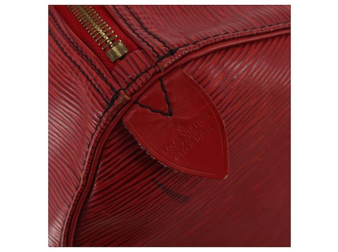 Louis Vuitton Keepall Epi 50 Rosso - vista 7