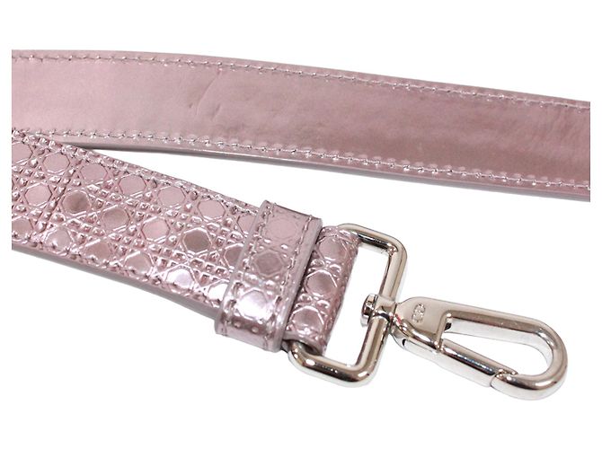 Borsa a tracolla Christian Dior Lady Micro Cannage Mini Argento - vista 18