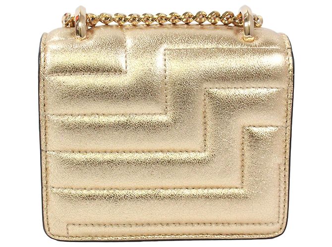 Jimmy Choo Varenne Avenue Quad Chain Shoulder Bag Golden - view 3