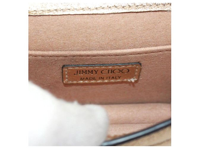 Jimmy Choo Varenne Avenue Quad Chain Shoulder Bag Golden - view 8