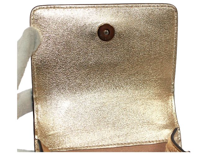 Jimmy Choo Varenne Avenue Quad Chain Shoulder Bag Golden - view 9