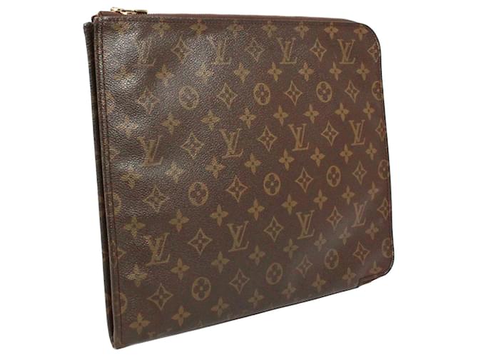 Clutch Louis Vuitton Monogram Marrone Monogramma - vista 2
