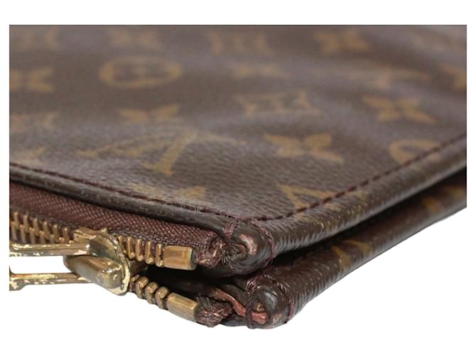 Clutch Louis Vuitton Monogram Marrone Monogramma - vista 4