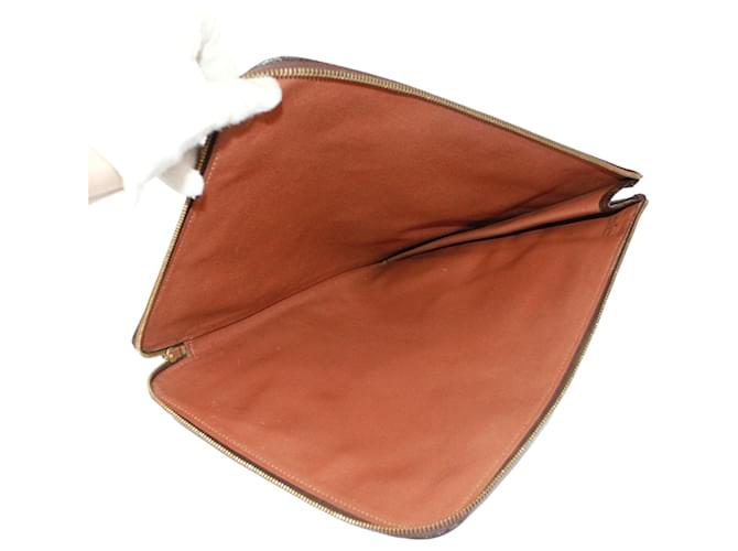 Clutch Louis Vuitton Monogram Marrone Monogramma - vista 8