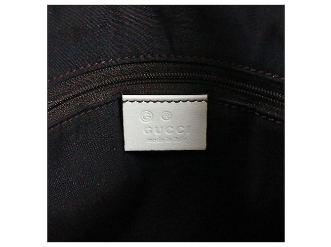 Borsa a tracolla Gucci blu navy e bianco - vista 8