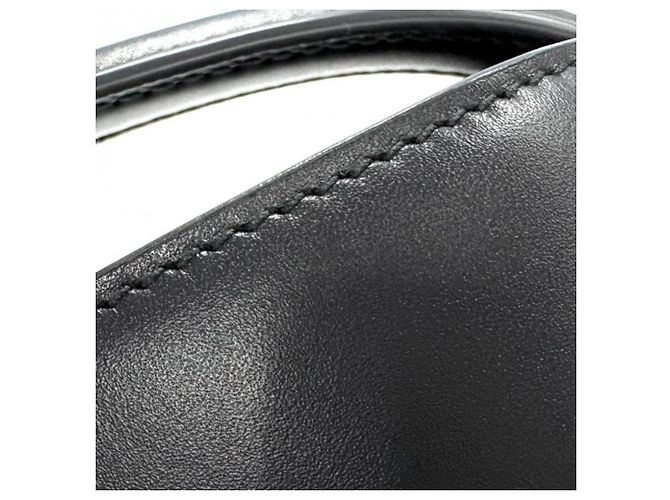 Mini Bolsa Bucket LE 37 em pele de cordeiro preta Saint Laurent Preto - vista 9