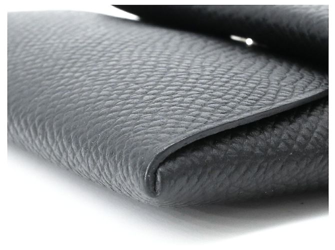 Monedero Bastia en piel Epsom Hermès Negro - vista 9