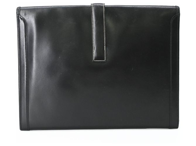 Hermès Clutch Hermes Jige GM Nero - vista 2