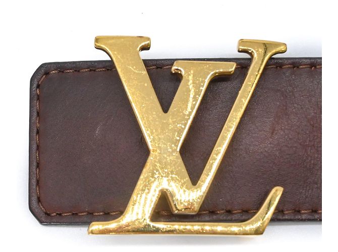 Cintura Louis Vuitton LV Initials da uomo Marrone - vista 2
