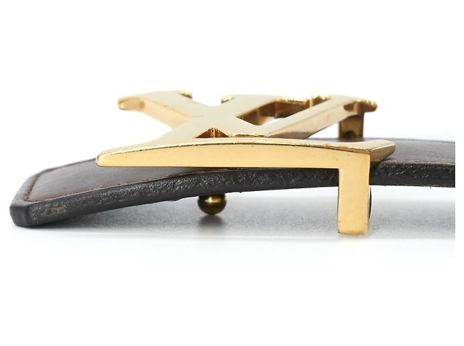Cintura Louis Vuitton LV Initials da uomo Marrone - vista 4