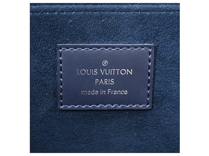 Pochette Jour GM Clutch Bag Louis Vuitton Blu navy - vista 9