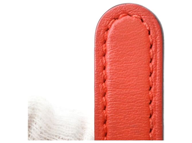 Hermès Cartera larga Dogon Duo GM en piel Swift bi-fold Roja - vista 14