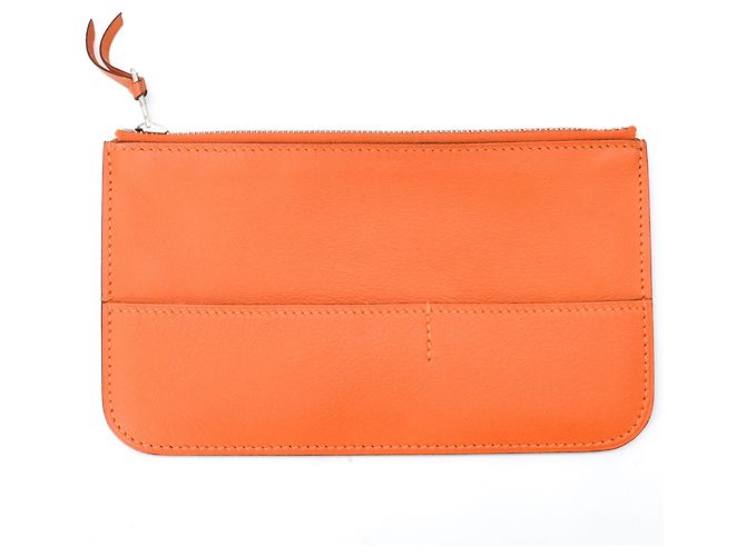 Hermès Cartera larga Dogon Duo GM en piel Swift bi-fold Roja - vista 16