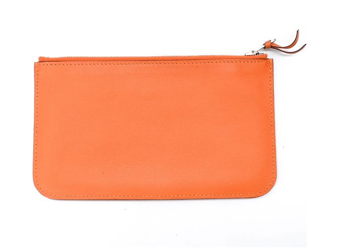 Hermès Cartera larga Dogon Duo GM en piel Swift bi-fold Roja - vista 17