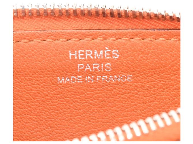 Hermès Cartera larga Dogon Duo GM en piel Swift bi-fold Roja - vista 19