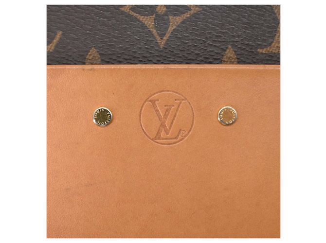 Borsa a Spalla Louis Vuitton Monogram Boite Chapeau Souple MM Marrone - vista 11