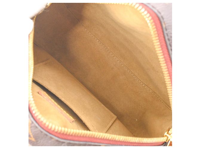 Borsa a Spalla Louis Vuitton Monogram Boite Chapeau Souple MM Marrone - vista 12