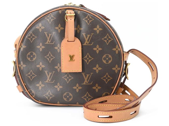 Borsa a Spalla Louis Vuitton Monogram Boite Chapeau Souple MM Marrone - vista 2