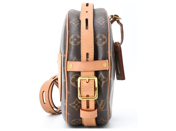 Borsa a Spalla Louis Vuitton Monogram Boite Chapeau Souple MM Marrone - vista 4