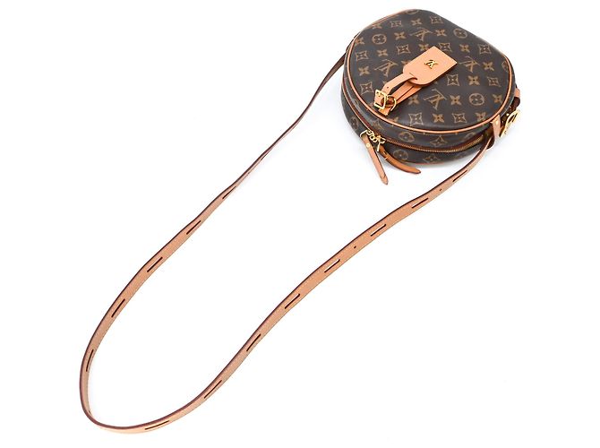 Borsa a Spalla Louis Vuitton Monogram Boite Chapeau Souple MM Marrone - vista 7