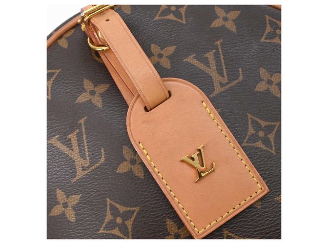 Borsa a Spalla Louis Vuitton Monogram Boite Chapeau Souple MM Marrone - vista 9