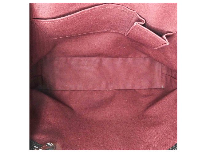Borsa Tote Louis Vuitton Monogram Macassar Davis Marrone - vista 8