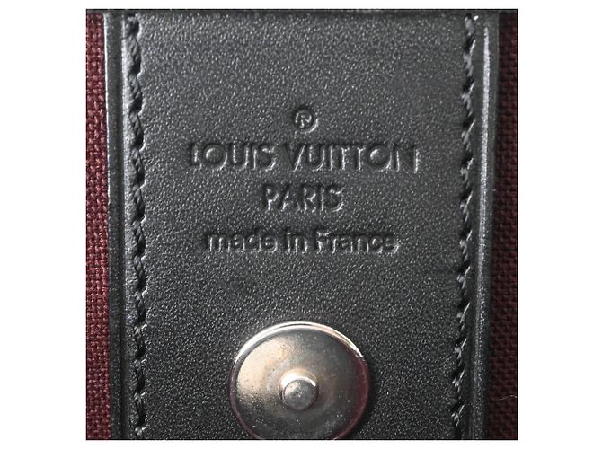 Borsa Tote Louis Vuitton Monogram Macassar Davis Marrone - vista 9