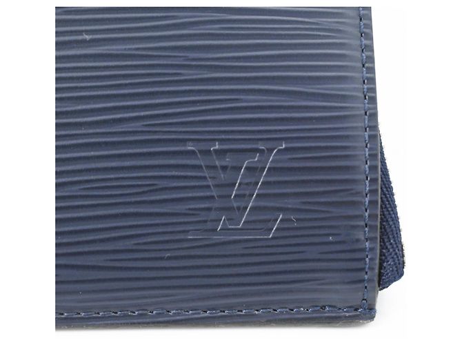 Clutch Pochette Jour GM Louis Vuitton Blu navy - vista 7