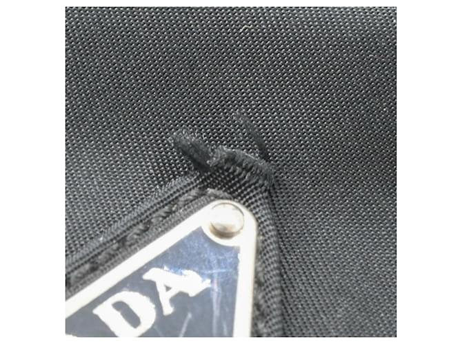 Borsa a tracolla in nylon nero Prada - vista 15