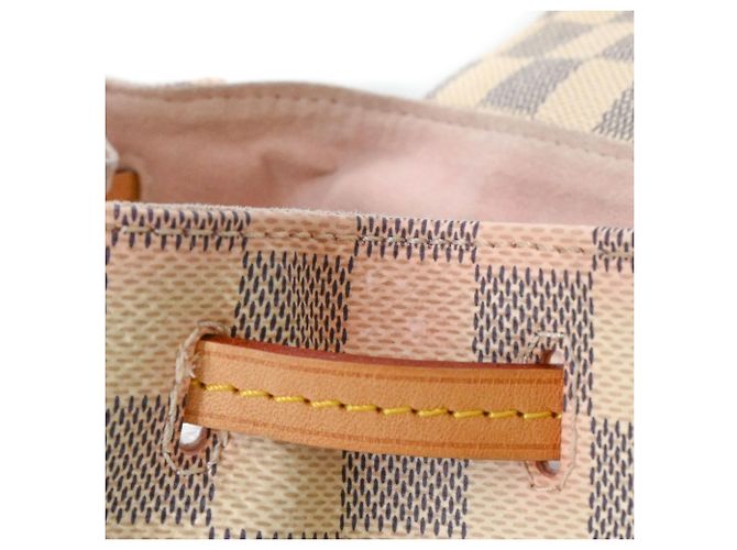 Zaino Louis Vuitton Damier Azur Speron Bianco - vista 13