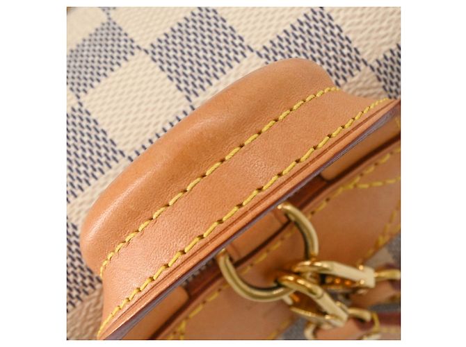 Zaino Louis Vuitton Damier Azur Speron Bianco - vista 6