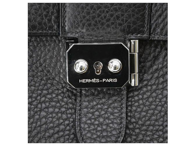 Hermès Hermes Sac à Dépêches 27 Handbag Nero - vista 10