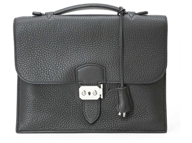 Hermès Hermes Sac à Dépêches 27 Handbag Nero - vista 2