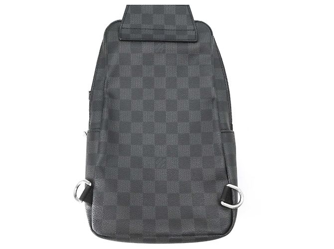 Borsa a tracolla Louis Vuitton Avenue Nero - vista 8