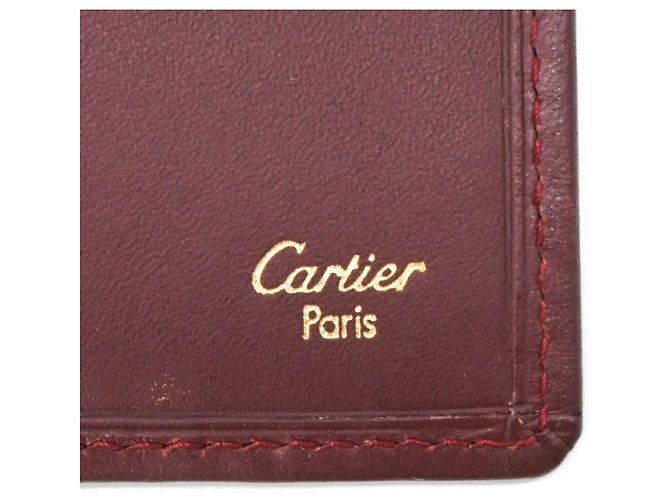 Cartera de doble ablución Must Line de Cartier Burdeos - vista 5