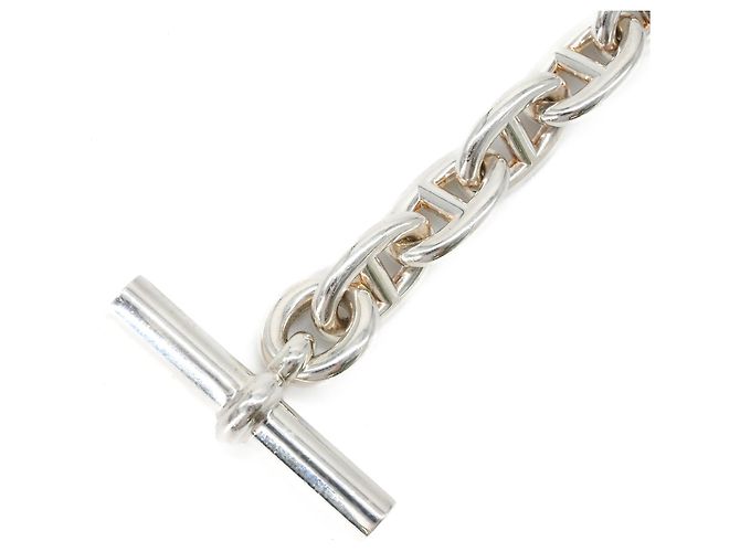 Hermès HERMES Chaine d'Ancre MM Bracciale Charm Argento - vista 6