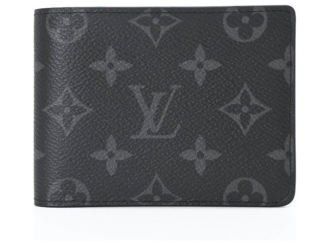 Louis Vuitton Monogram Eclipse Bi-fold Wallet Schwarz - Ansicht 2