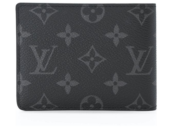 Louis Vuitton Monogram Eclipse Bi-fold Wallet Schwarz - Ansicht 3