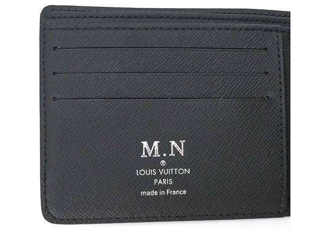 Louis Vuitton Monogram Eclipse Bi-fold Wallet Schwarz - Ansicht 8