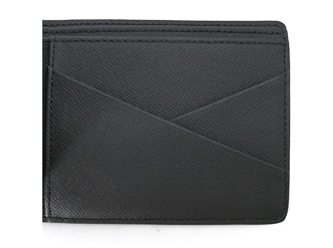 Louis Vuitton Monogram Eclipse Bi-fold Wallet Schwarz - Ansicht 9