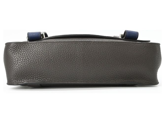 Hermès Borsa a tracolla HERMES Steve Caporal 27 Blu Grigio - vista 5